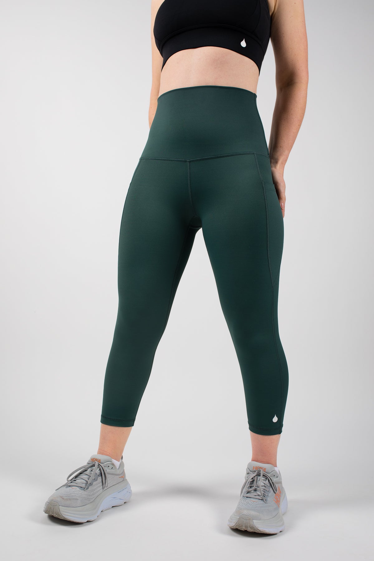 Forest Green Everyday Legging - 7/8 length - Mama Movement